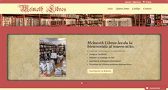 Desktop Screenshot of melmothlibros.com